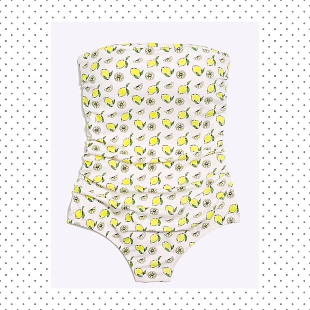 J. Crew one-piece swimsuit 🍋